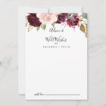 Tarjeta De Consejos Boda floral bucal rústico-botánico<br><div class="desc">Este rústico boda floral botánico floral, ideal para un boda moderno, ofrece una tarjeta de consejo. El diseño presenta flores y follaje pintados a mano hermosas y coloridas, elegantemente dispuestos en bonitos ramos. Estas tarjetas son perfectas para un boda, una ducha de novia, una ducha de bebé, una fiesta de...</div>