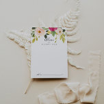 Tarjeta De Consejos Boda floral verde Rubor rosa<br><div class="desc">Esta tarjeta de consejo de boda floral verde y rosa es perfecta para un boda sencillo. El diseño presenta peonías pintadas a mano ilustradas hermosas, rosadas, amarillas y amarillas con follaje verde. Estas tarjetas son perfectas para un boda, una ducha de novia, una ducha de bebé, una fiesta de graduación...</div>