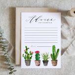 Tarjeta De Consejos Boho Watercolor Suculenta consejos para la novia<br><div class="desc">Una moderna tarjeta de consejo para la ducha de matrimonio inspirada en boho,  con suculentos macetas de color agua en macetas ornamentadas,  perfecta para las duchas nupciales de verano. Este consejo para que la novia sea parte de una colección. Los elementos coincidentes están disponibles.</div>