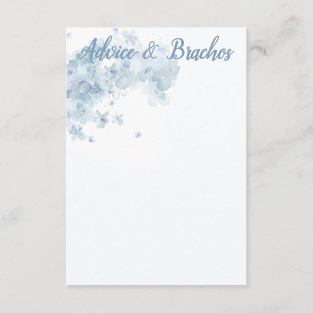 Tarjeta de consejos botánicos para Sheva Brachos (Anverso)