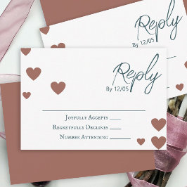 Tarjeta De Consejos Cambiar los colores del corazón, Terracota, Verde 