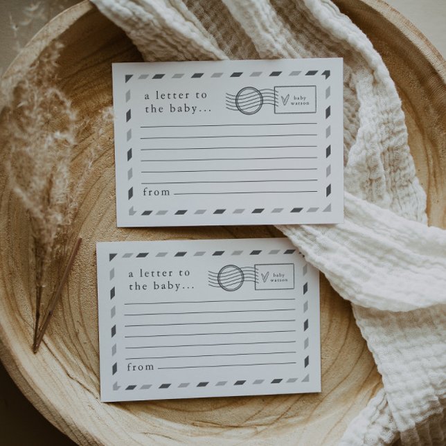 Tarjeta De Consejos Cartas al bebé (Subido por el creador)