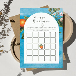 Tarjeta De Consejos Chic Baby in Bloom Baby Shower |Arch Bingo Game