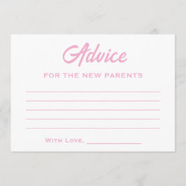 Tarjeta De Consejos Chica Divertida de Pies Blancos Rosados Tendencia 