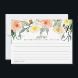 Tarjeta De Consejos Colección de Bodas de primaverales de flores<br><div class="desc">Celebre con estilo con estas modernas y modernas tarjetas de consejo. El diseño, sencillo pero elegante, permite a los clientes escribir una nota de consejo para que puedan leer en los próximos años. La redacción es fácil de personalizar, por lo que estas tarjetas se pueden transformar rápidamente en tarjetas de...</div>