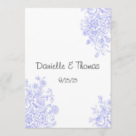 Tarjeta De Consejos Consejos de Boda, Flores de Lavanda Comentario