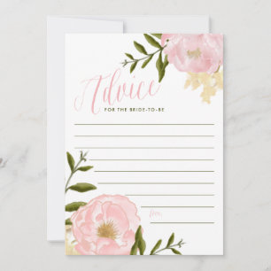 Tarjeta De Consejos Consejos de las parejas de color rosa para la tarj