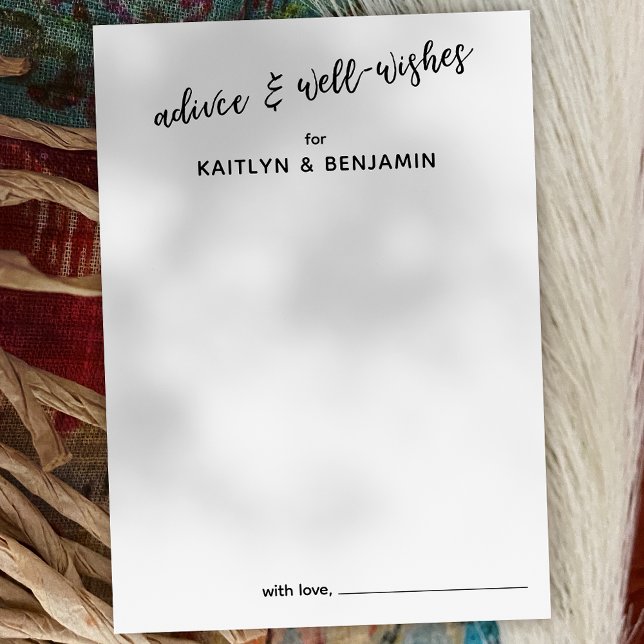 Tarjeta De Consejos Consejos simples de tipografía y buenos deseos (Subido por el creador)