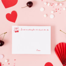 Coquette Cherry Bridal Shower Sweet Wiers