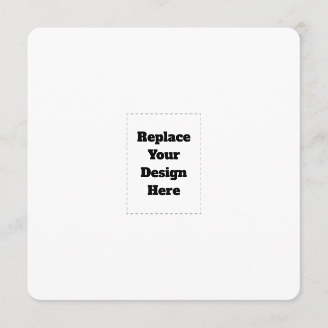 Tarjeta De Consejos Crea tu propio blanco  (Anverso)