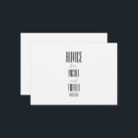 Tarjeta De Consejos Crear su propio Personalizado<br><div class="desc">Crea tu propia tarjeta de consejo Personalizado Visita nuestra tienda para más bodas y suministros especiales para eventos,  decoración y favores!</div>