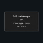Tarjeta De Consejos Crear su propio personalizado<br><div class="desc">Crea tu propio merch totalmente personalizado desde cero reemplazando la imagen de fondo que se muestra actualmente en este producto con una imagen propia. Agregue su propio texto si lo desea y elija sus colores y estilos favoritos.</div>