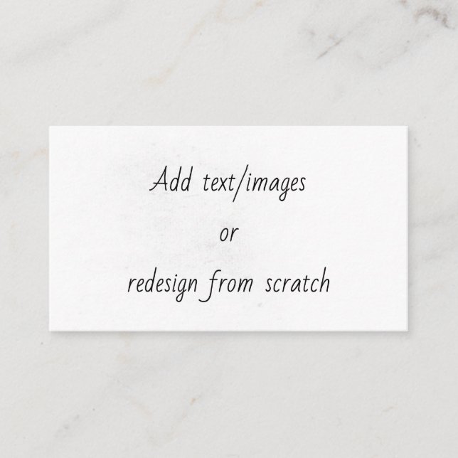 Tarjeta De Consejos Create Your Own (Anverso)