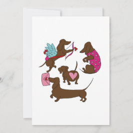TARJETA DE CONSEJOS DACHSHUNDS CUPID