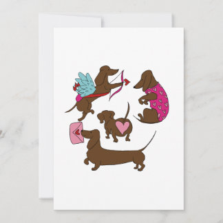 TARJETA DE CONSEJOS DACHSHUNDS CUPID