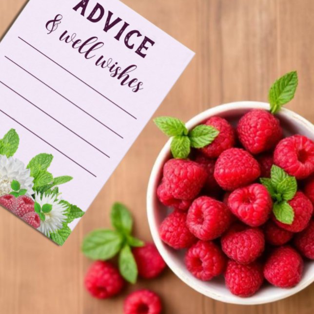 Tarjeta De Consejos Dahlia Bridal Shower (Subido por el creador)