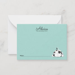 Tarjeta De Consejos De Baby Shower De La Pequeña V