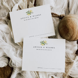 Tarjeta de Consejos de Despedida de Soltera con Li