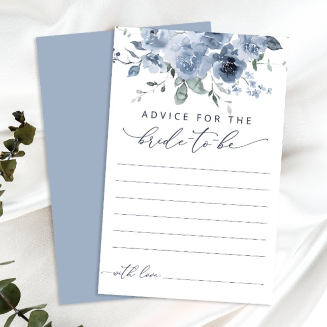 Tarjeta de consejos de despedida de soltera floral (Subido por el creador)