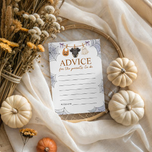 Tarjeta de consejos de Spooky Boo para padres