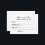 Tarjeta De Consejos Deseos para la futura novia<br><div class="desc">Tarjetas de consejos para novia,  Consejos para ducha de novia,  Consejos para la futura Sra.,  Deseos para la futura novia</div>