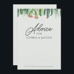 Tarjeta De Consejos Desierto de jardín acuático Cactus<br><div class="desc">Boda del Desierto del Jardín de la Saga de la Acuarela de Cactus Consejos</div>