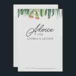 Tarjeta De Consejos Desierto de jardín acuático Cactus<br><div class="desc">Boda del Desierto del Jardín de la Saga de la Acuarela de Cactus Consejos</div>