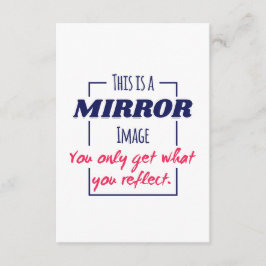 Tarjeta De Consejos Diseño Motivacional de Mentalidad de Reflexión en