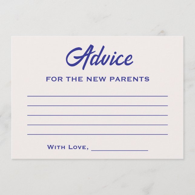 Tarjeta De Consejos Divertido de que estamos sobre la luna Baby Shower (Anverso)