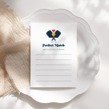 Ducha de Novia de Pickleball Preppy Perfect Match