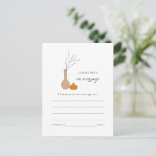 Tarjeta De Consejos El Boho Minimalista jura palabras de sabiduría