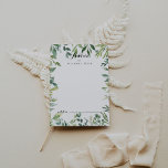 Tarjeta De Consejos Elegante Boda de caligrafía de follaje verde tropi<br><div class="desc">Esta elegante tarjeta de consejo boda de caligrafía verde tropical es perfecta para un boda moderno. Este diseño hecho a mano presenta una acuarela de hermosas hojas verdes. Estas tarjetas son perfectas para un boda, una ducha de novia, una ducha de bebé, una fiesta de graduación y más. Personalice las...</div>