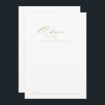 Tarjeta De Consejos Elegante Boda de oro de caligrafía moderna<br><div class="desc">Esta elegante y moderna tarjeta de consejo boda de caligrafía dorada es perfecta para un boda rústico. El diseño, sencillo y elegante, presenta una tipografía de escritura clásica y elegante en oro. Estas tarjetas son perfectas para un boda, una ducha de novia, una ducha de bebé, una fiesta de graduación...</div>