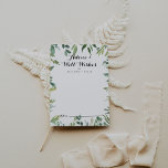 Tarjeta De Consejos Elegante Boda del follaje verde tropical<br><div class="desc">Este elegante boda de follaje verde tropical le desea una tarjeta de consejo perfecta para un boda sencillo. Este diseño hecho a mano presenta una acuarela de hermosas hojas verdes. Estas tarjetas son perfectas para un boda, una ducha de novia, una ducha de bebé, una fiesta de graduación y más....</div>