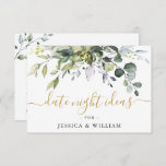 Tarjeta De Consejos Elegante Eucalyptus Bridal Shower Fecha Noche Idea<br><div class="desc">Elegante Eucalyptus Bridal Shower Fecha Noche Idea Tarjeta de Consejos.</div>