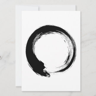Tarjeta De Consejos Enso Zen Circle