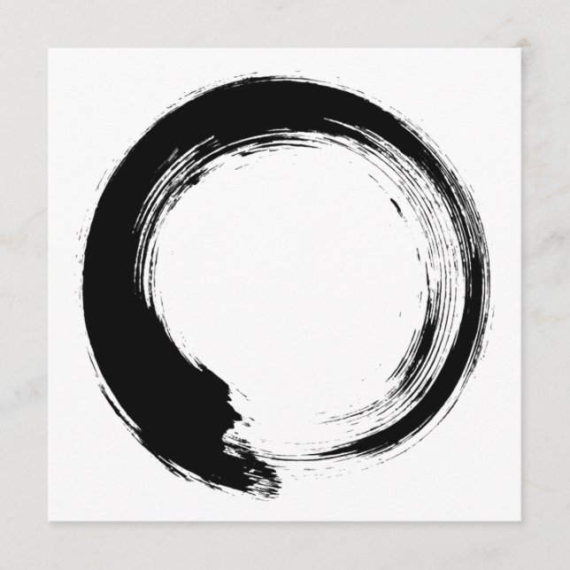 Tarjeta De Consejos Enso Zen Circle (Anverso)