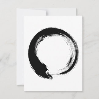 Tarjeta De Consejos Enso Zen Circle