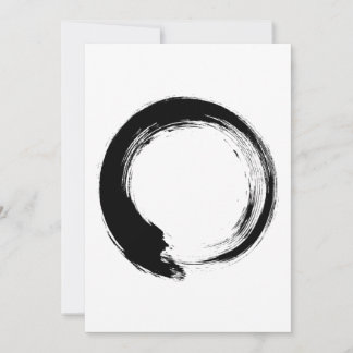 Tarjeta De Consejos Enso Zen Circle