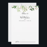 Tarjeta De Consejos Eucalyptus Simple Boda Floral Marrón Bien Deseado<br><div class="desc">Este eucalipto simple boda floral marrón muy deseable tarjeta de consejo es perfecto para un boda moderno. El diseño presenta hermosas hojas de eucalipto pintadas a mano de forma artística, dispuestas en formas geométricas, inspirando la belleza natural. Estas tarjetas son perfectas para un boda, una ducha de novia, una ducha...</div>