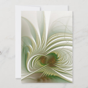 Tarjeta De Consejos Flor de fantasía fractal suave y delicada