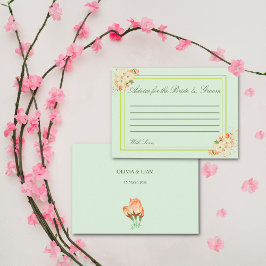 Tarjeta De Consejos Flores de cerezo rosado, Boda