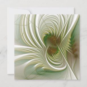 Tarjeta De Consejos Flores de fantasía fractal blandas y tendientes