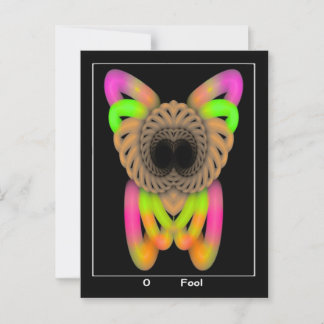 Tarjeta De Consejos Fool Tarot Card