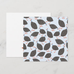 Tarjeta De Consejos Guinea Hen Bird