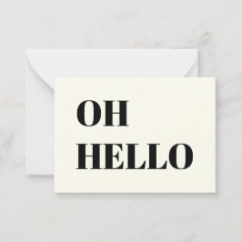 Tarjeta De Consejos Hola, Hola, Hola, marfil negro
