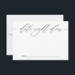 Tarjeta De Consejos Ideas de la noche del día para recién casados Keep<br><div class="desc">Estas hermosas tarjetas ofrecen una manera única para que los huéspedes bodas compartan sus ideas favoritas de noche de cita con la novia y el novio. Ideal para añadir un toque personal a su día especial, estas tarjetas garantizan el apretado keepsakes para la pareja feliz. Ideal para bodas, duchas de...</div>