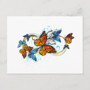 Tarjeta De Consejos Infinidad de Mariposas Monarca