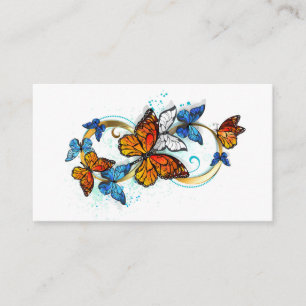 Tarjeta De Consejos Infinidad de Mariposas Monarca