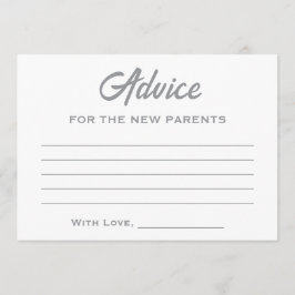 Tarjeta De Consejos Invernal neutral de género Pequeño Snowflake Baby 